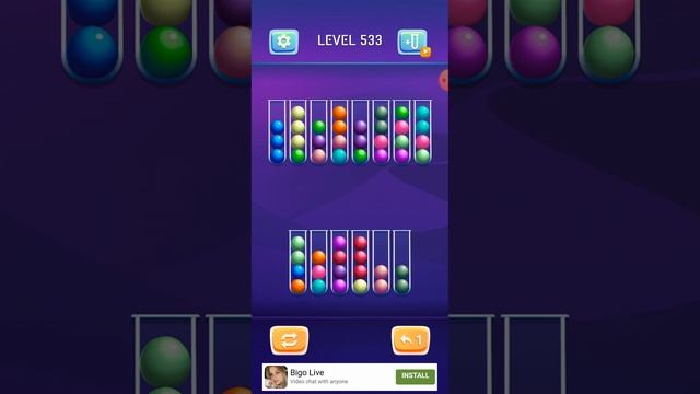 How to complete 533 level ball sort puzzle color sort game Latest tricks 2023 смотреть онлайн