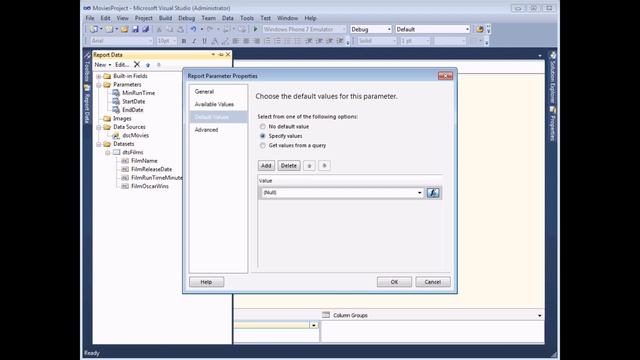 Reporting Services (SSRS) Part 11 - Basic Parameters смотреть онлайн