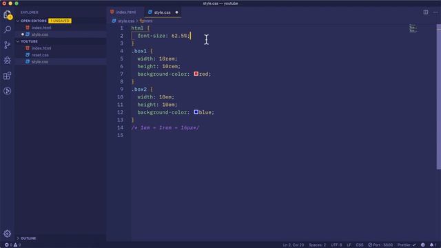 Sự khác nhau giữa đơn vị em và đơn vị rem trong CSS смотреть онлайн