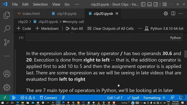 Python Basic Operators (#20) смотреть онлайн
