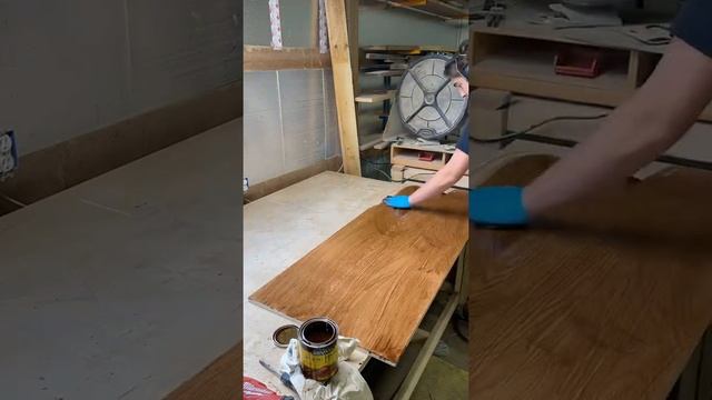 Step 4 - stain #cabinetmaking #woodworking #buylocal #shopsmall смотреть онлайн