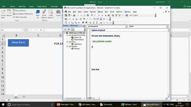 Learn Excel - Video 508- VBA - How to import USERFORM Controls Part1 смотреть онлайн