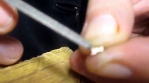 ремонт очков, как зачистить флекс на очках