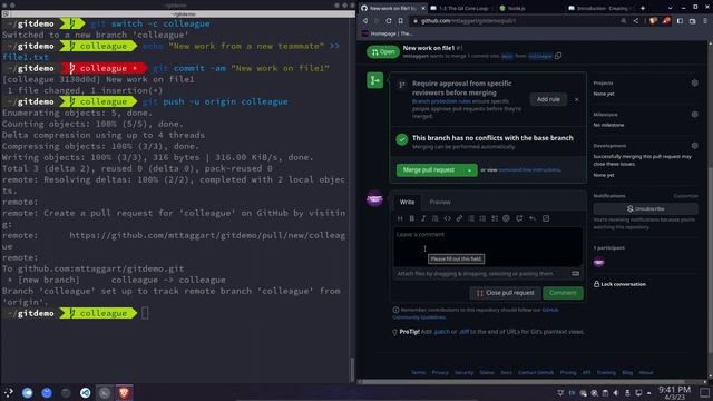 Creating With Git | 3-2: Pull Requests and Releases смотреть онлайн