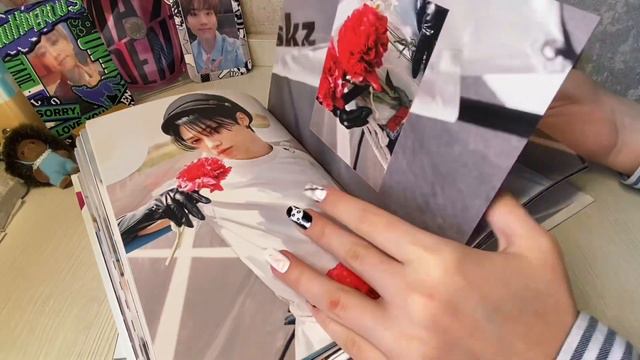 |☁️распаковка Kpop карт и другого мерча☁️| Kpop Collection Haul (maxident Album)