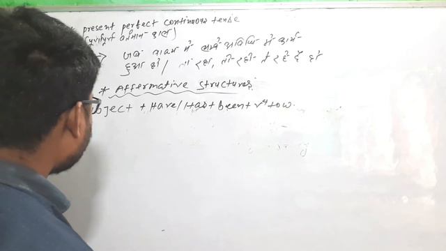 #present Perfect Continuous Tense ( Affermative Structure) By Raj Sir Lakshya Study Center
