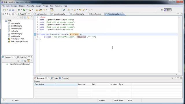 Formation PHP 5.4 : Les fonctions (6/52) смотреть онлайн