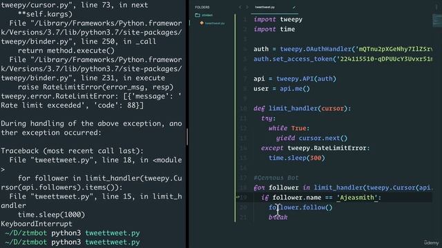 Our First Twitter Bot 3 - Python Full Course for Beginners 2023 смотреть онлайн