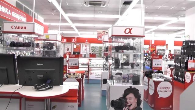 Panasonic HC-V720MEE-K небольшой тест в магазине. смотреть онлайн