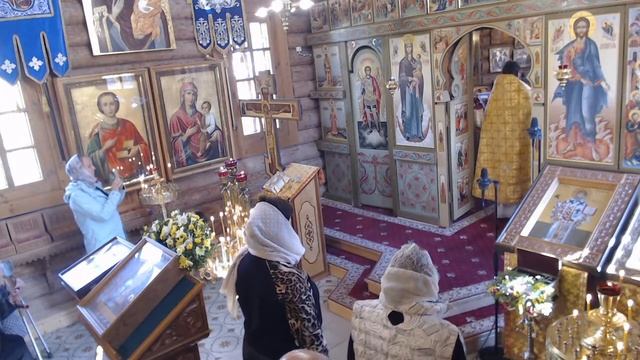 Иоанна Богослова и святителя Тихона Московского. Божественная Литургия смотреть онлайн