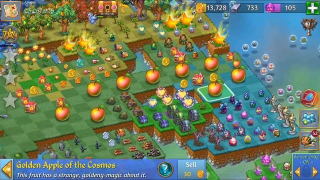 Merge Dragons Golden Apples смотреть онлайн