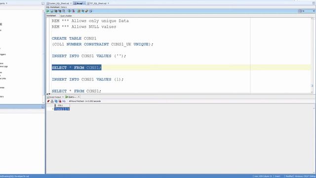 SQL for Beginners 162 UNIQUE CONSTRAINT смотреть онлайн