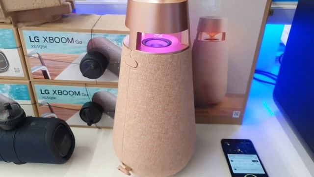 LG XBOOM 360 XO3QPK Portable Bluetooth Speaker | Bass Sound Test!?❤ смотреть онлайн