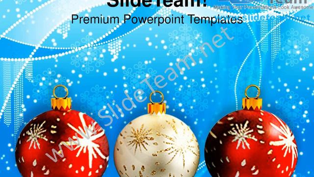 Christmas Balls Christmas PowerPoint Templates PPT Backgrounds 1112 Slides Backgrounds смотреть онлайн