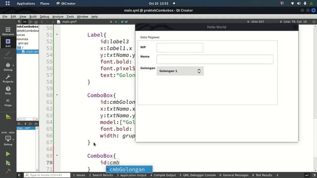 Balajar Membuat Grupbox, Combobox dan CheckBox Secara Langsung dengan QML смотреть онлайн