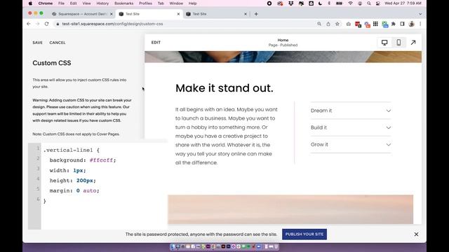 Add a VERTICAL LINE Divider in Squarespace (7.0 & 7.1) ✨ Copy + Paste Code Included! смотреть онлайн