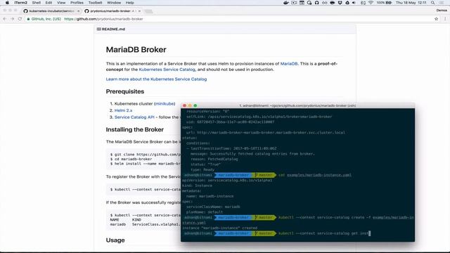 Kubernetes Service Catalog Demo смотреть онлайн