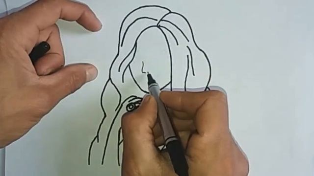 Rasm Chizish Qiz Rasmini Chizish рисовать фото девочка#chizish#rasm#drawing#суретсалу# сурет