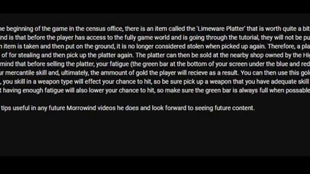 Dagoth Ur tells you about a Little know fact about Morrowind. смотреть онлайн