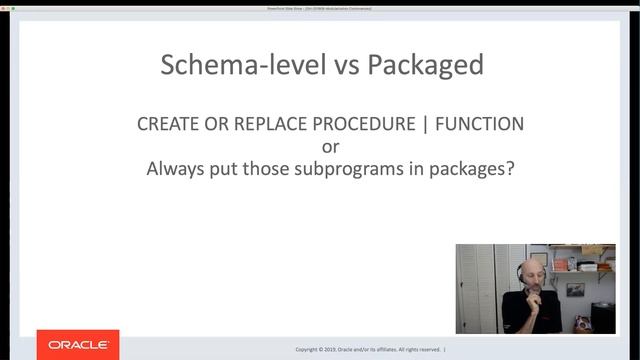PL/SQL Modularization Controversies смотреть онлайн