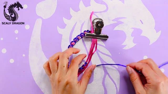 Браслет за 5 минут без сложных узлов с ниткой