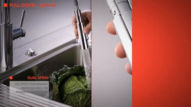 Выдвижной излив в смесителях Franke смотреть онлайн