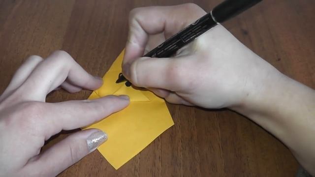 Пасхальный кролик - подставка для яйца из бумаги. Оригами - зайчик. смотреть онлайн