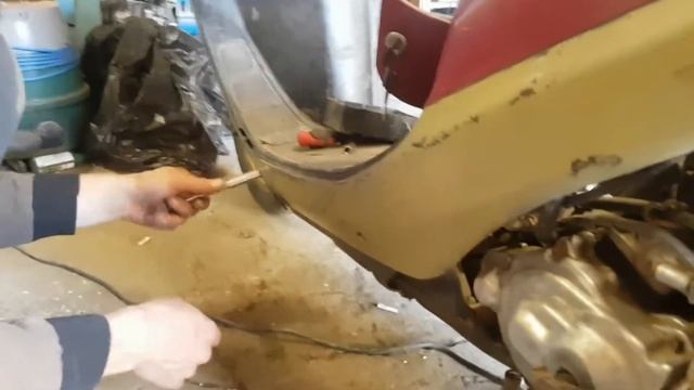 ПЕРЕКРАСКА МОПЕДА HONDA DIO / РАЗБОРКА смотреть онлайн