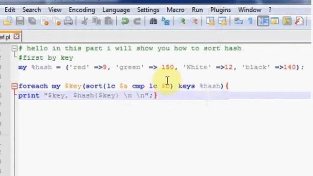 Perl Beginner Tutorial #Hash sorting Part 8 смотреть онлайн