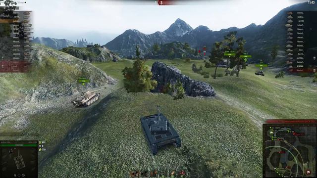 World Of Tanks AMX 13 90 и FV 4005