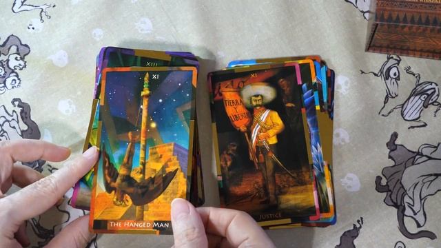 Tarot Alma Latina flip through (no talking) смотреть онлайн