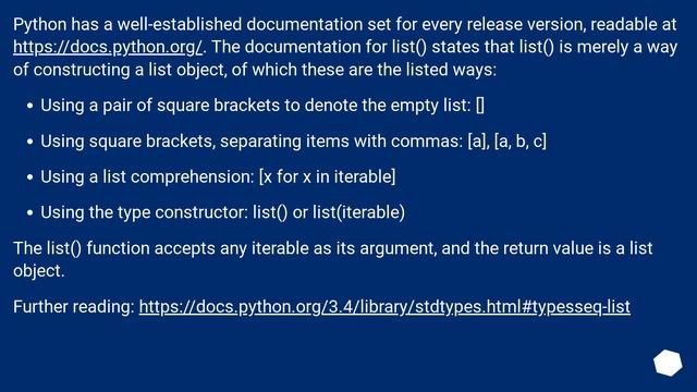 What does the list() function do in Python? смотреть онлайн