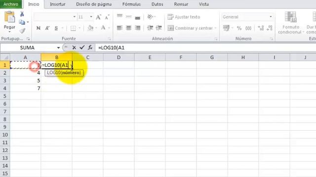 57) función Excel (log, ln, log N, log 10) смотреть онлайн