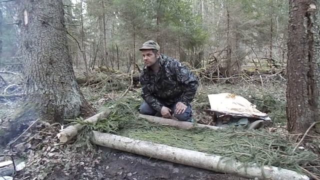 как ночевать в лесу имея минимум снаряжения смотреть онлайн
