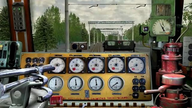 Машинист виртуального электровоза | Взгляд изнутри смотреть онлайн