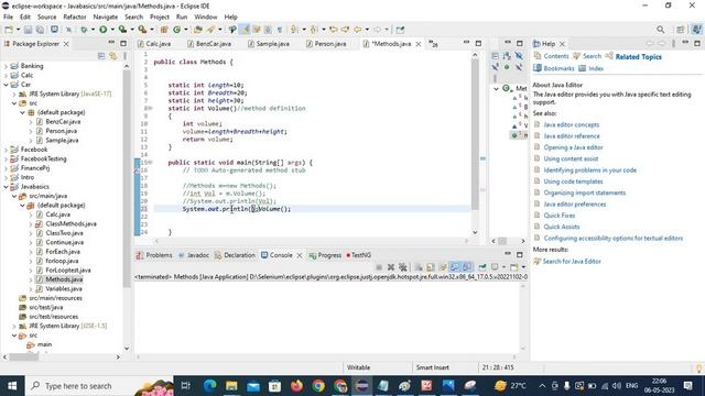 Day 20 Java Static method Program with example смотреть онлайн