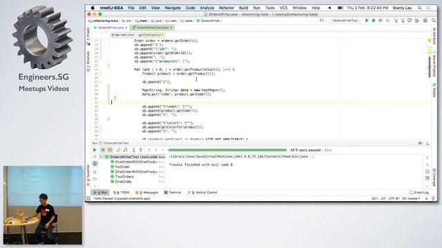 Code smells and refactoring - Singapore Java User Group смотреть онлайн