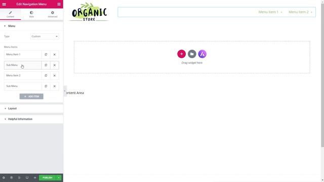 Elementor Navigation Menu Widget Tutorial - Elementor Widgets смотреть онлайн