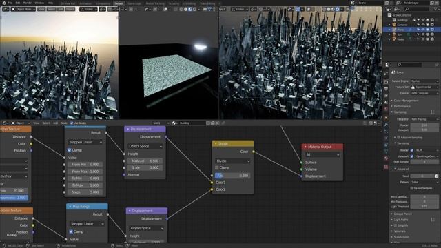 Procedural City in Blender 2.9 смотреть онлайн