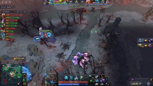 7.33c - Fly Oracle Hard Support Gameplay - Dota 2 Full Match Gameplay смотреть онлайн