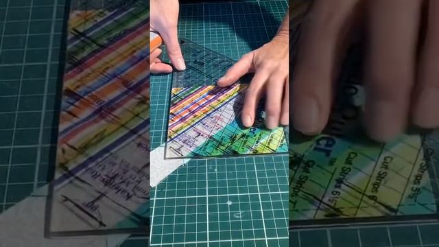 Лоскутный блок из полосатых тканей смотреть онлайн