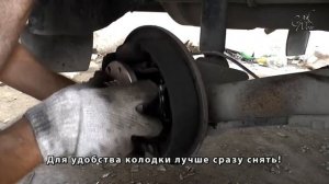 Замена задней ступицы ВАЗ 2114