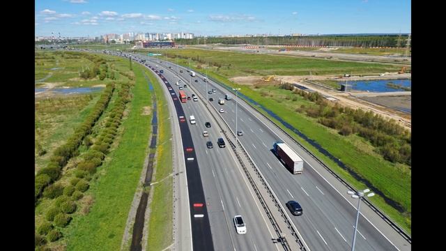 В Санкт-Петербурге стартует строительство сразу 2 х скоростных автомагистралей смотреть онлайн