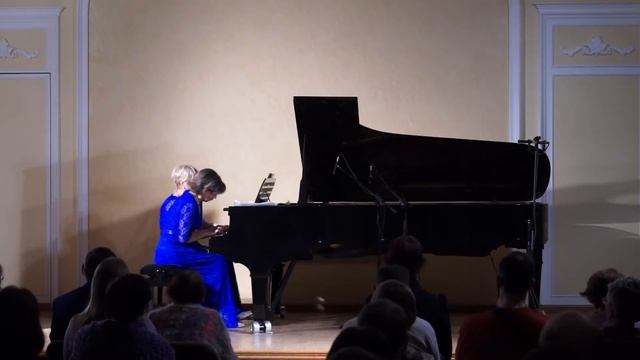 Фортепианный дуэт Парафраз - К.Сен-Санс - 'Пляска смерти' смотреть онлайн