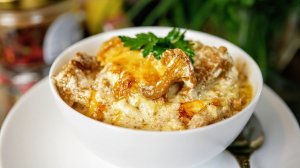 Вкуснее не бывает. Грибы в сметанном соусе, цыганка готовит.
