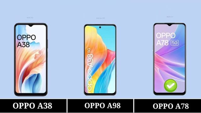 Oppo A38 Vs Oppo A98 Vs Oppo A78 #Pn52tech.