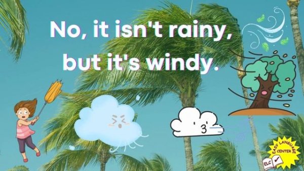 What's the Weather Like? How's the Weather? Weather Vocabulary in English, Talking Flashcards & QUI