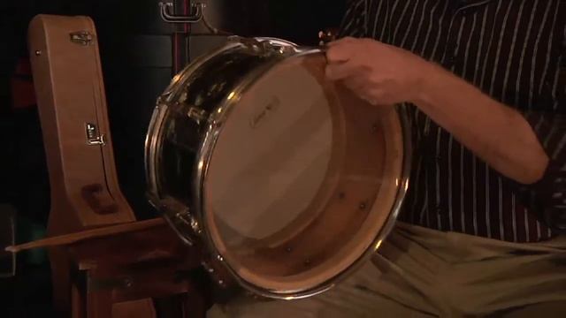 Ludwig WFL Super Classic - Late 1940's Black Diamond Pearl Snare Drum смотреть онлайн