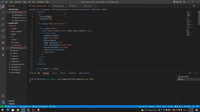 Date Picker Vue Js and Element Plus Details смотреть онлайн