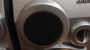 Колонки Aiwa SX NR-80 / с заменой нч динамика играет чисто и басисто.